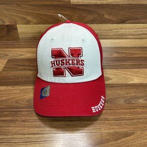 Nebraska Huskers Captivating Headgear Strapback Hat Cap Licensed Red White